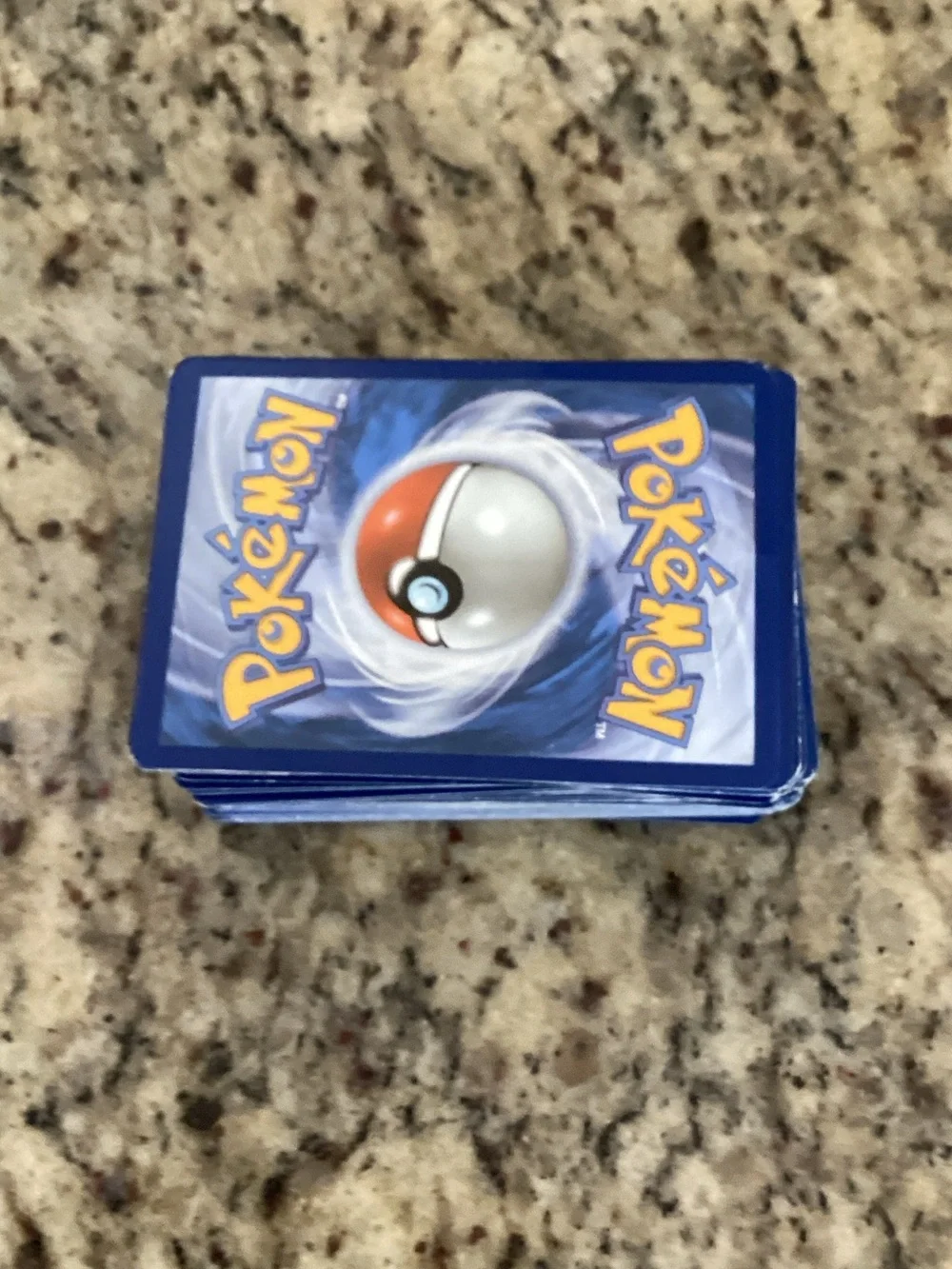 Pokemon Trading Cards - Blue, Yellow, Red Variety Pack 100 cards